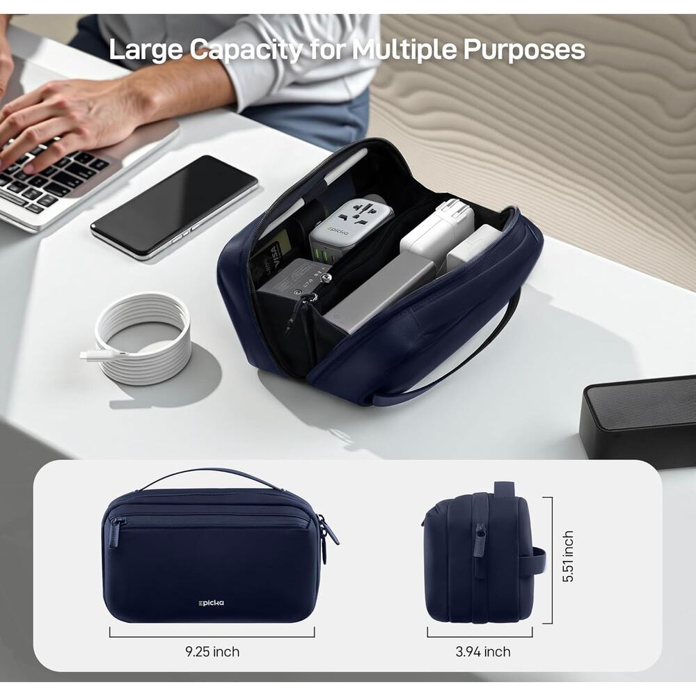 EPICKA Electronics Tech Cable Organizer Bag Pouch for Travel Accessories